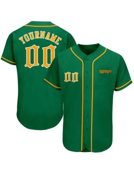 Custom Green Baseball team Jersey for Men/women/youth/kids Full Button Full Sublimation  Uniform add with Team Name & Numbers