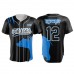 Custom Black Button Down Sublimation Team Jersey Baseball Uniforms