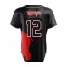 Custom Black Button Down Sublimation Team Jersey Baseball Uniforms