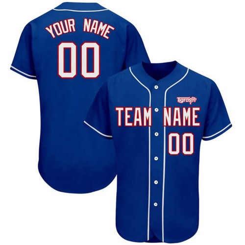 Custom navy blue Baseball team Jersey for Men/women/youth/kids Full Button Full Sublimation Uniform add with Team Name & Numbers