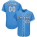 Custom Blue Baseball team Jersey for Men/women/youth/kids Full Button Full Sublimation Uniform add with Team Name & Numbers