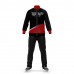 Top Fashion Trendy Tracksuits Custom Plain Black Red Tracksuit