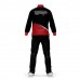 Top Fashion Trendy Tracksuits Custom Plain Black Red Tracksuit