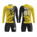  Long Sleeve Splash Pattern Cool Design Soccer Jersey Goalkeeper