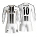 Custom soccer team player Goalkeeper uniforms with your team logo , name and number kids&men jerseys and shorts