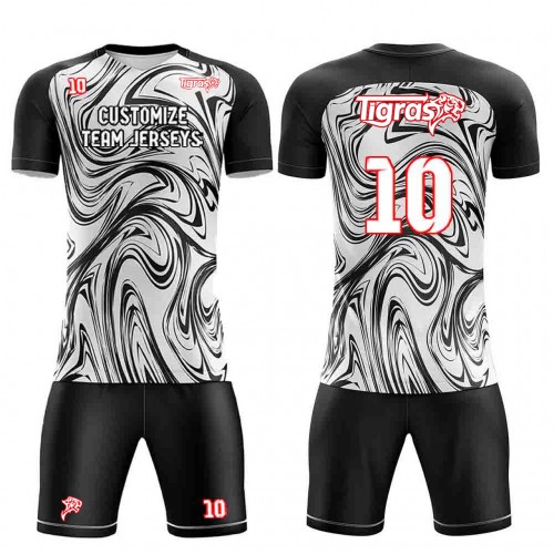 Custom Soccer Team Jerseys kits Full Sublimated Team name Player Names,Logo and Numbers 838