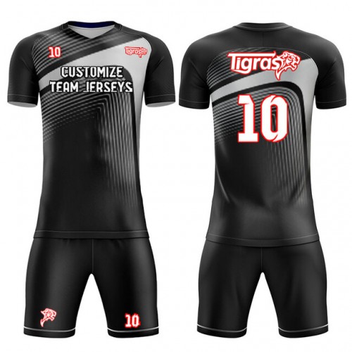 Custom Soccer Team Jerseys kits Full Sublimated Team name Player Names,Logo and Numbers 125