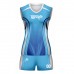  Professional Customized Breathable Volleyball Shirt Customized Sleeveless Sublimation Blue Sleeveless  Volleyball Jersey